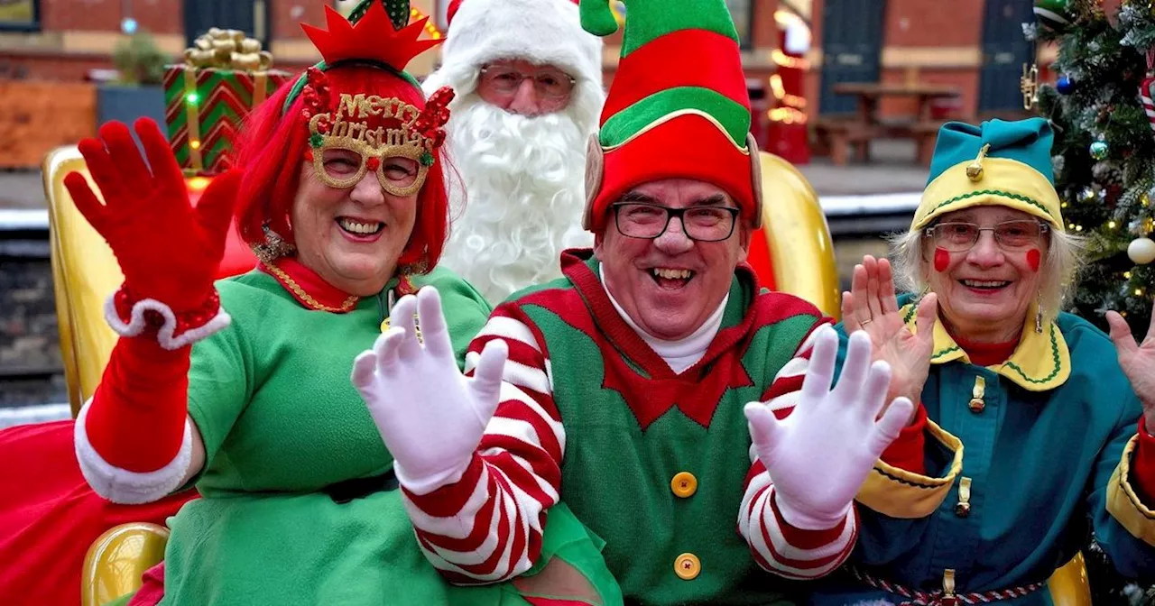 Lancashire Christmas events including festive train rides and singing with Santa