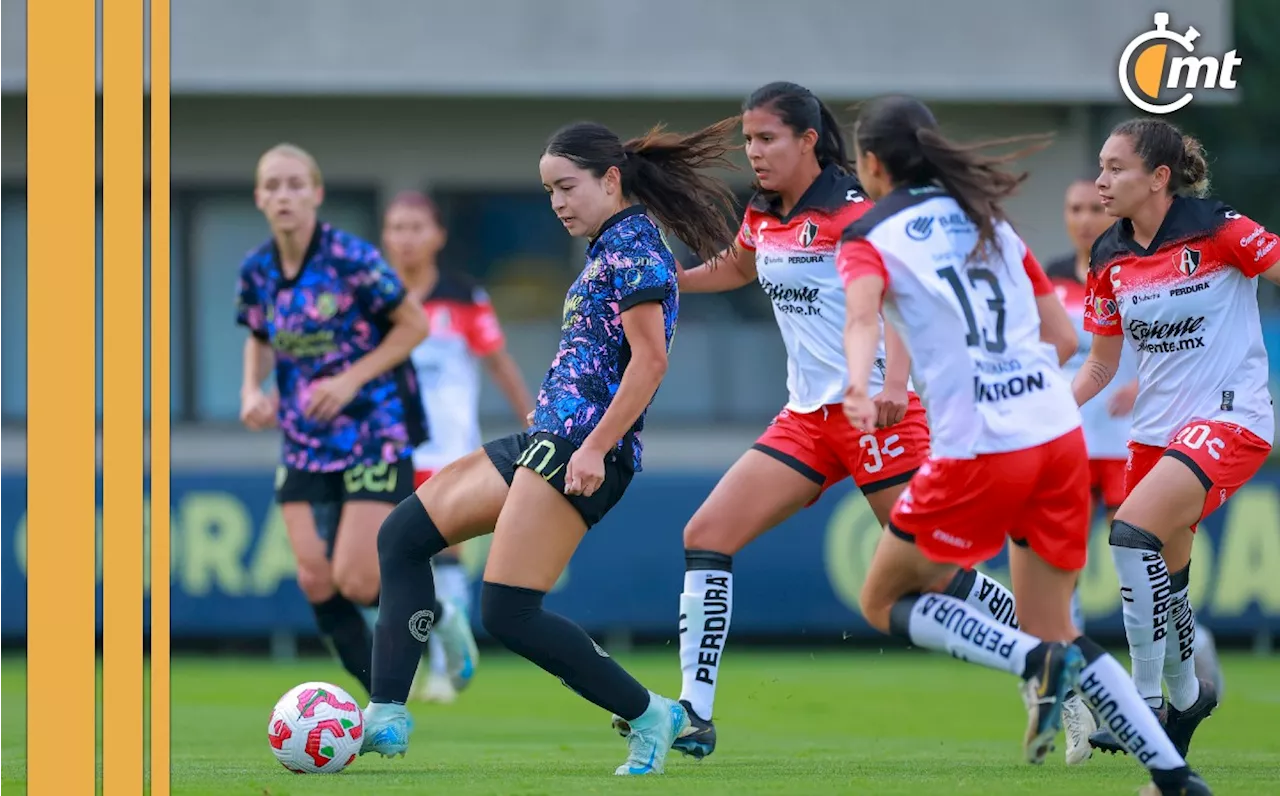 América jugó contra Atlas en las instalaciones de Coapa tras clausura del Ciudad de los Deportes