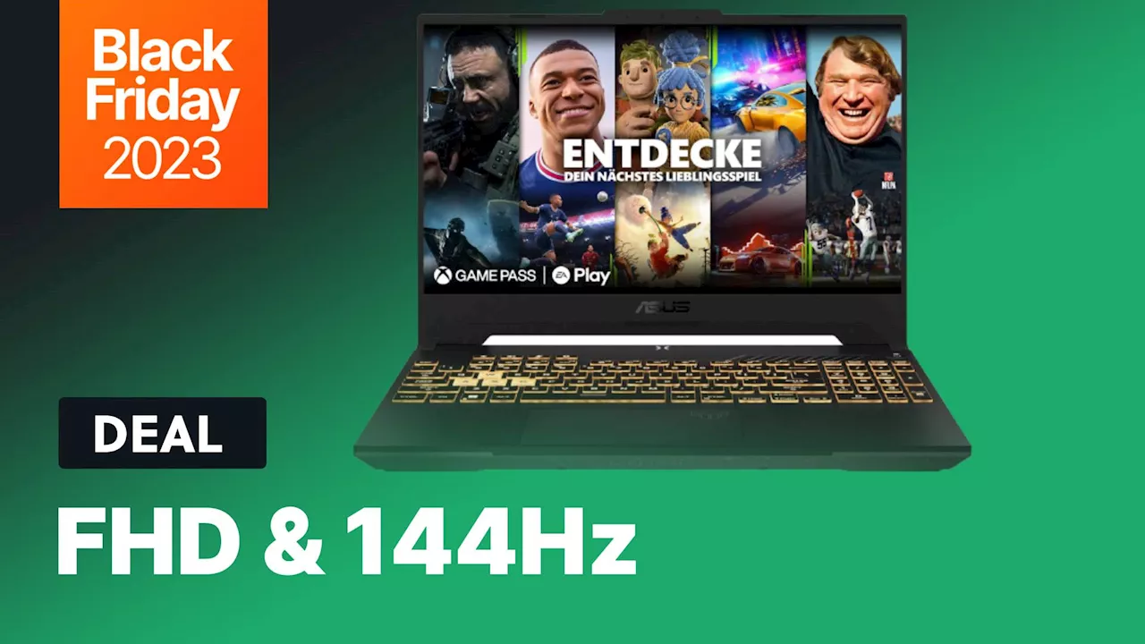 144Hz-Laptop kostet nun zur Black Friday Woche ganze 300€ weniger bei Amazon