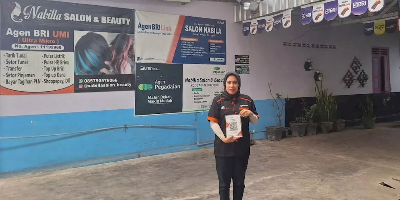 Usaha Salon di Kediri Ini Makin Cuan Sejak Dapat Pemberdayaan BRI dan Jadi AgenBRILink