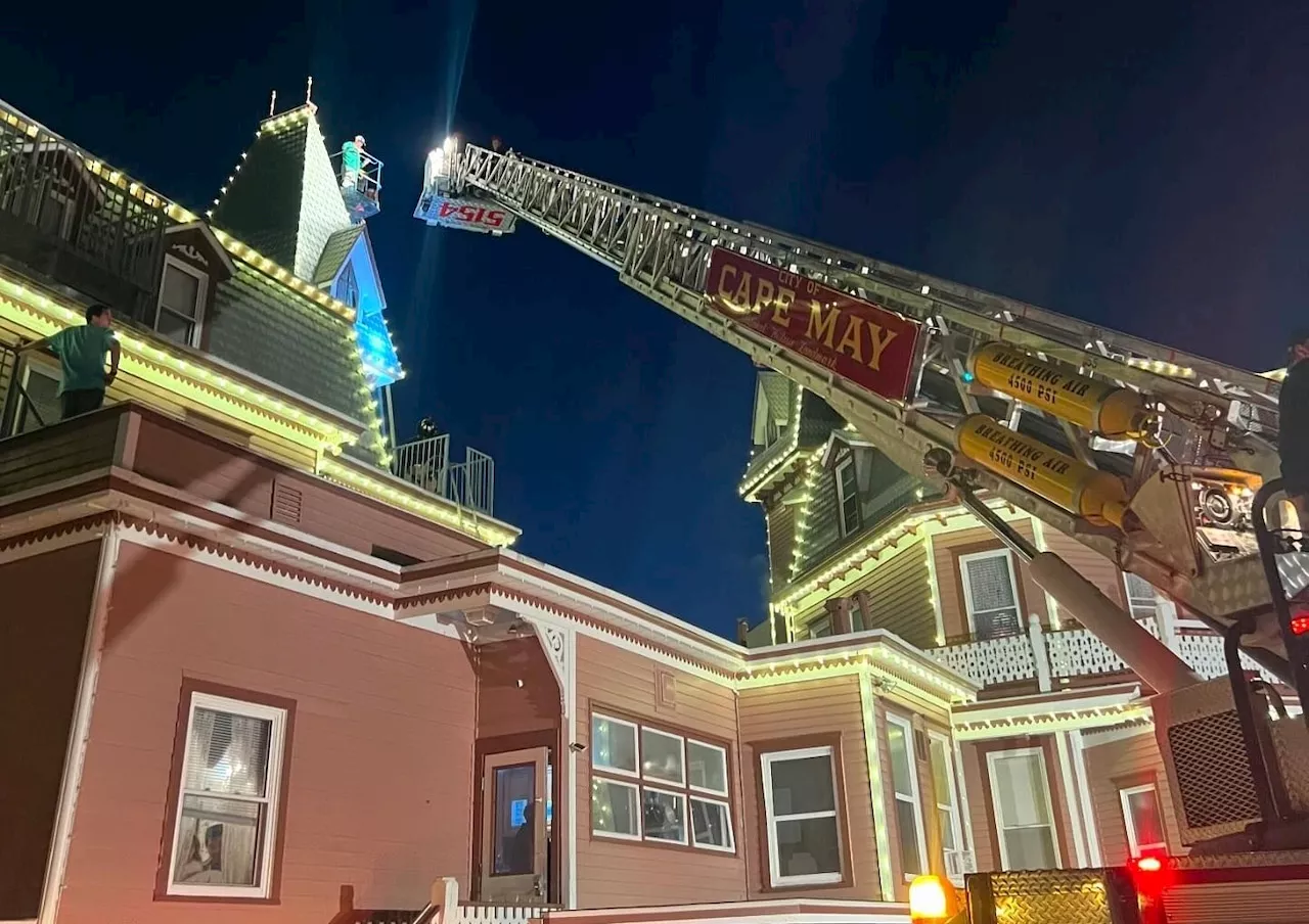 Worker rescued after lift fails above Jersey Shore bed and breakfast