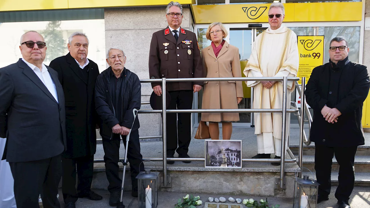 Stolpersteine erinnern an zivile Nazi-Opfer in Guntramsdorf