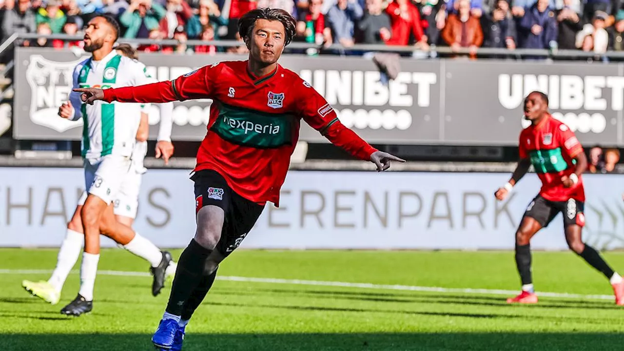 NEC walst in 30 minuten over FC Groningen heen • FC Utrecht op 0-1 uit bij Sparta