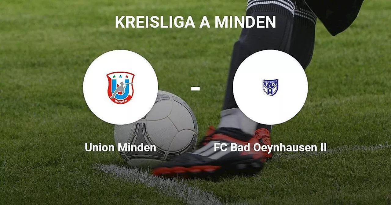 FC Bad Oeynhausen II unterliegt gegen Union Minden