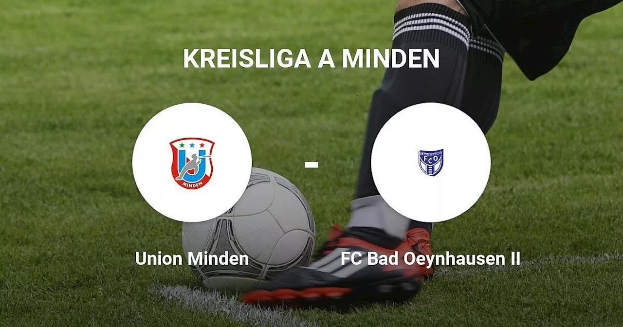 Union Minden setzt sich durch gegen FC Bad Oeynhausen II