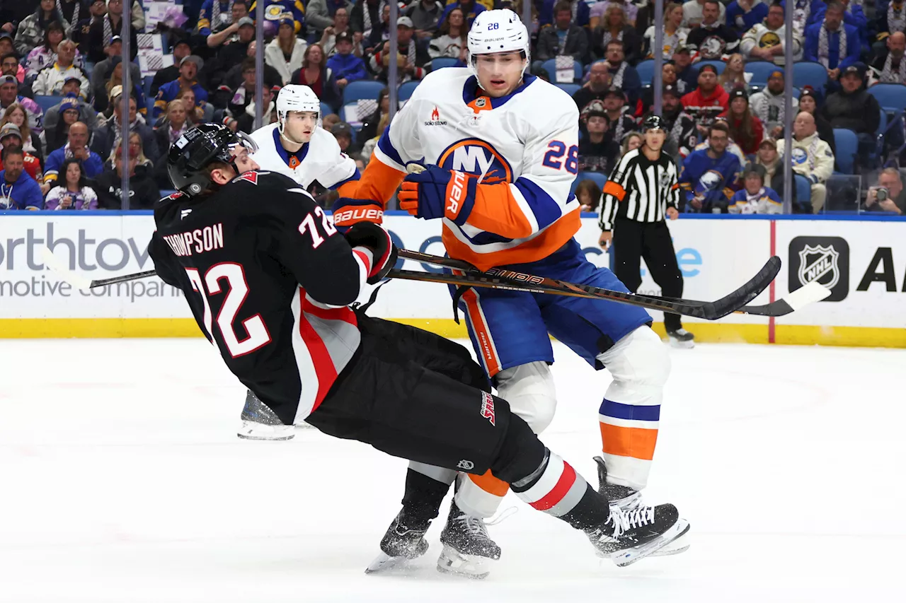 Islanders' blue-line injury nightmare deepens with Alexander Romanov out vs. Rangers