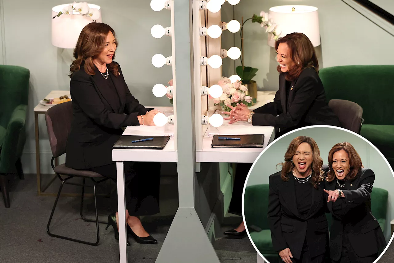 Kamala Harris comes face-to-face with 'herself' in surprise 'SNL' appearance days before election