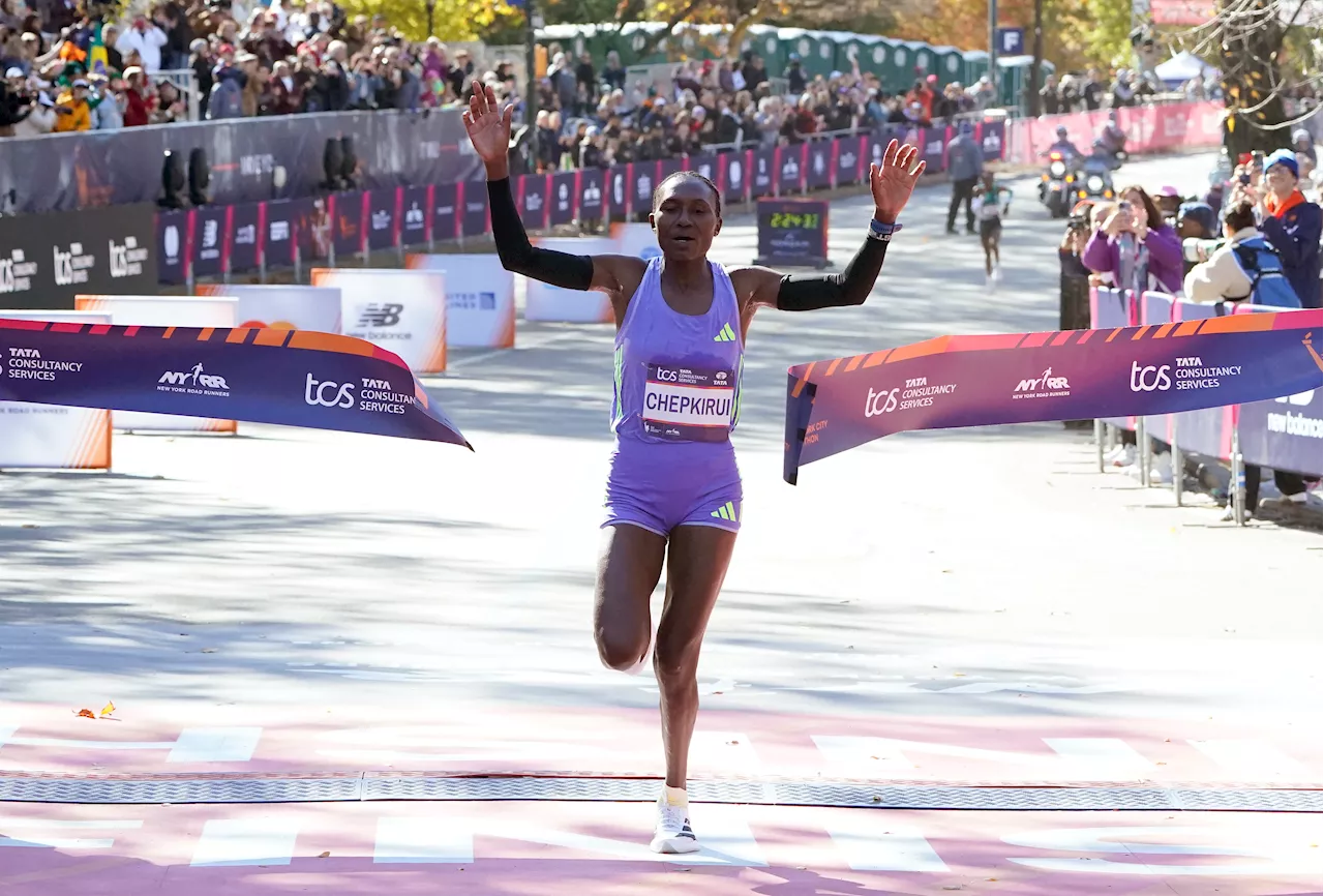 Kenya’s Sheila Chepkirui wins women’s race at 2024 New York City Marathon