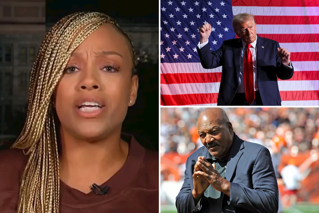 NFL legend Jim Brown's daughter endorses Trump, opposes biological males in women's sports: 'Taking away women's rights'