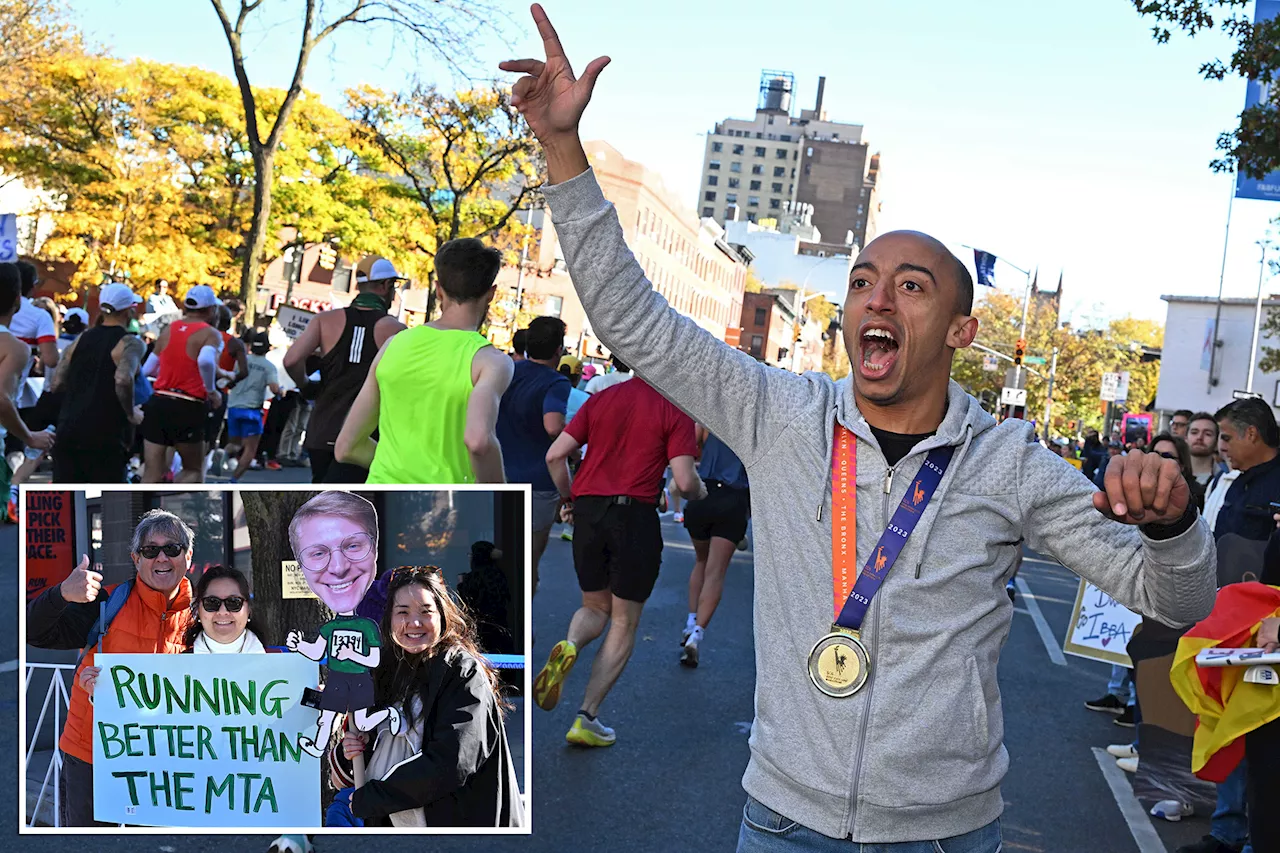 NYC Marathon brings out more than a million spectators, friends and family as runners support causes large and small