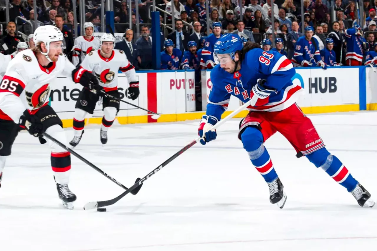 Rangers mulling line changes in hopes of getting Mika Zibanejad going