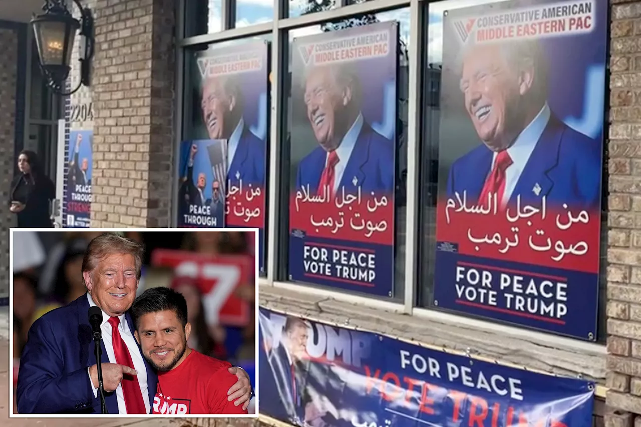 UFC fighters visit Dearborn, Mich., urging Arab Americans to vote for Trump