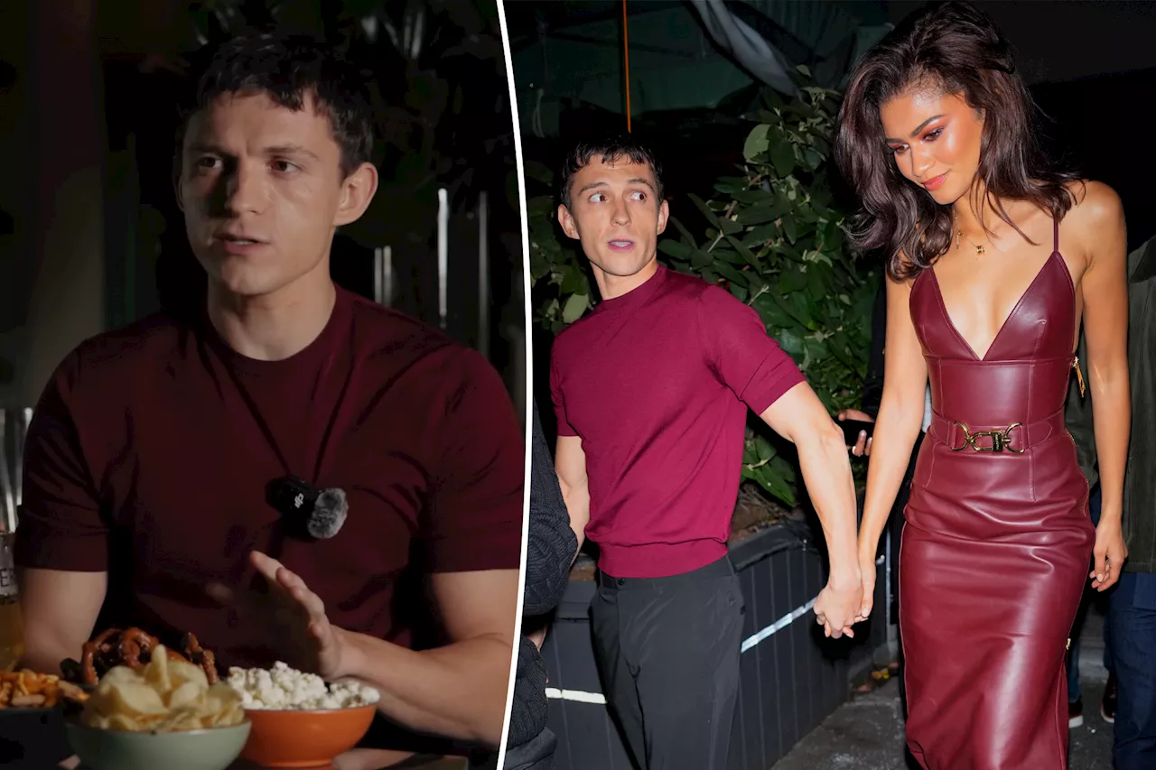 Tom Holland admits to Googling girlfriend Zendaya because of his 'anxiety'