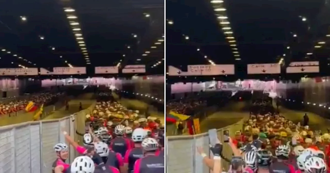 “Fuera Petro”: El grito de partida del Giro de Rigo en Medellín con más de 11.000 ciclistas