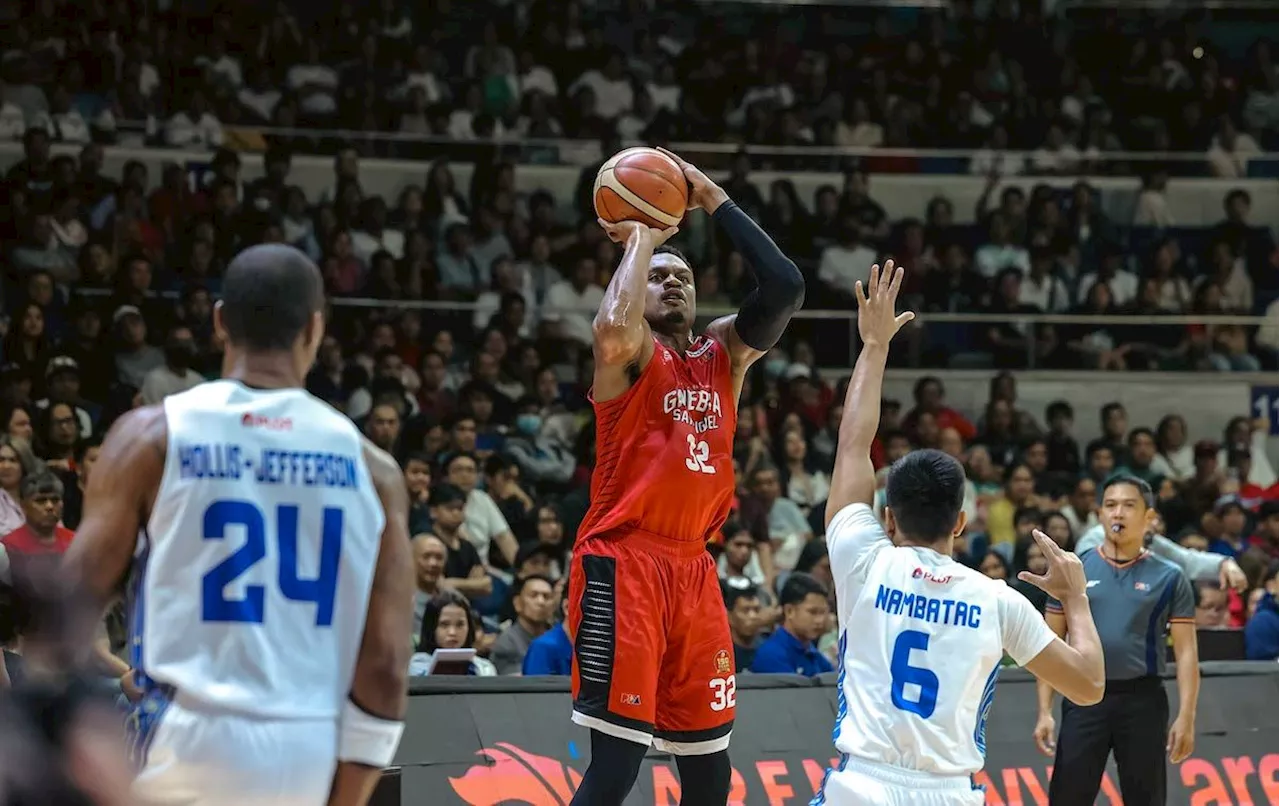 Award runners-up Brownlee, Aguilar come up big as Ginebra ties PBA finals vs TNT