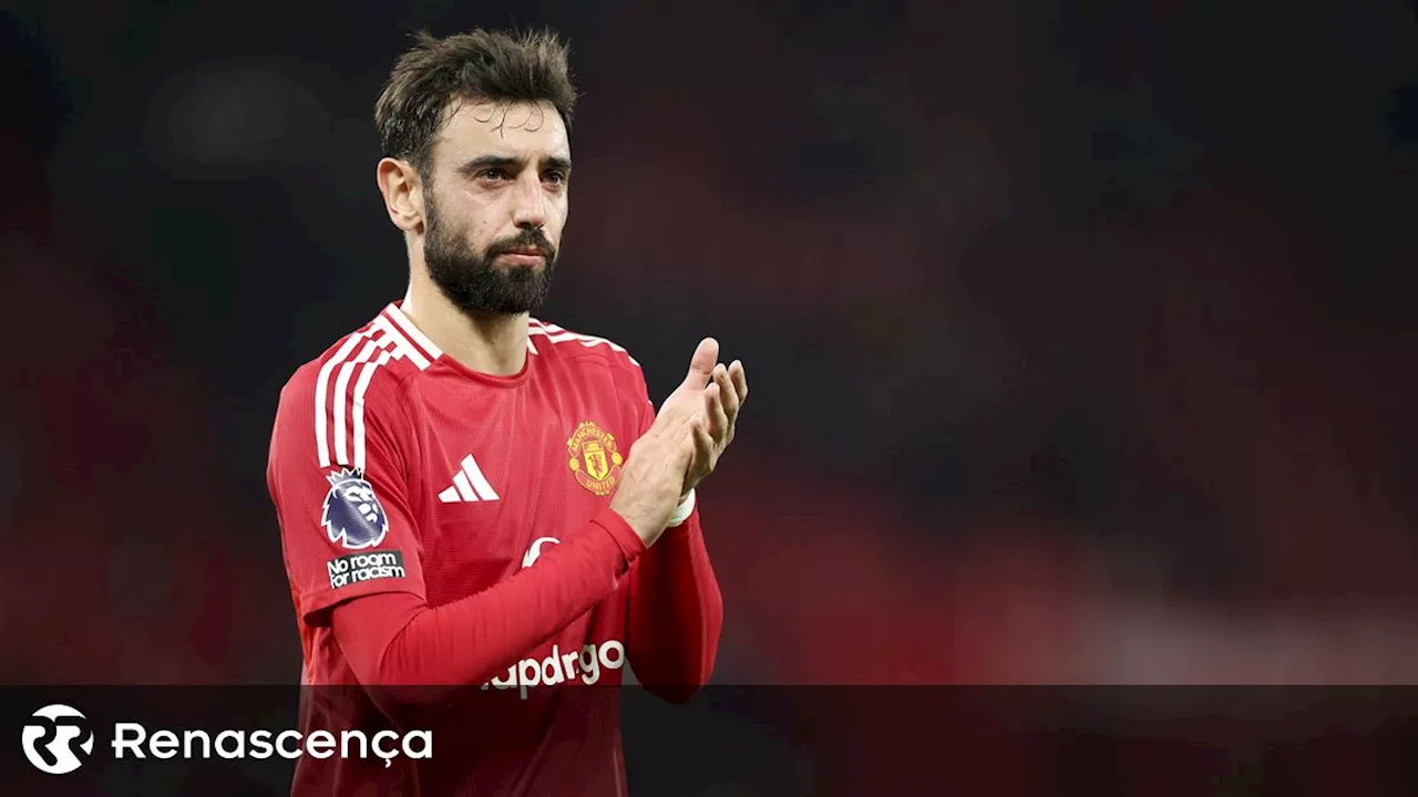 Atenção Rúben. Bruno Fernandes marcou, mas United empatou