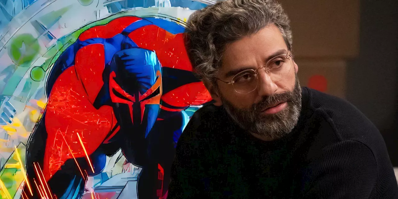 Oscar Isaac's Miguel O'Hara Looks Absolutely Massive As Live-Action Spider-Man 2099 In Stunning Spider-Verse Movie Art