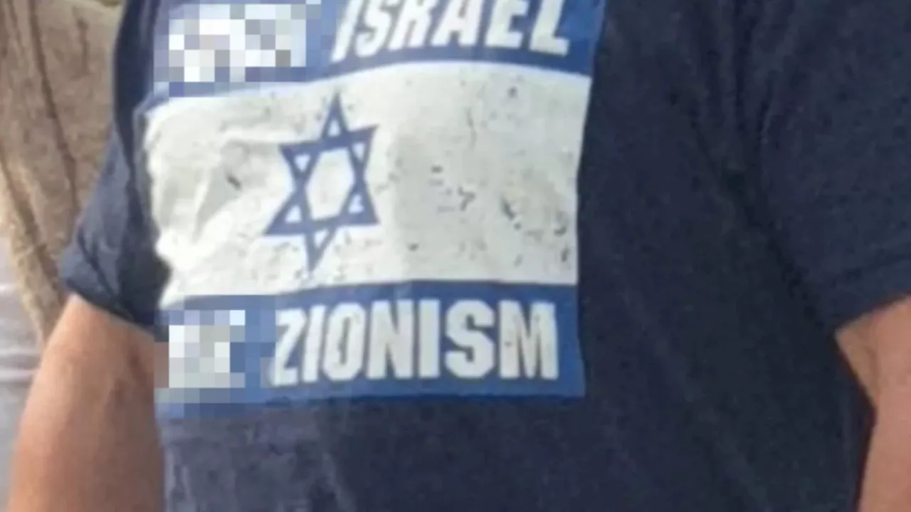 Man charged after wearing anti-Israel shirt at Bondi Beach