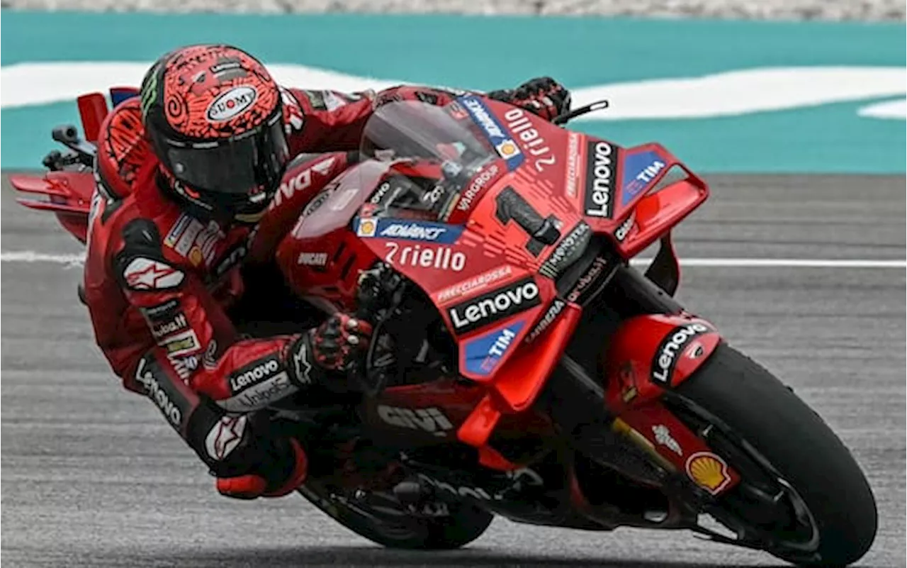 MotoGp, Gp Malesia a Sepang, vince Bagnaia davanti a Martin