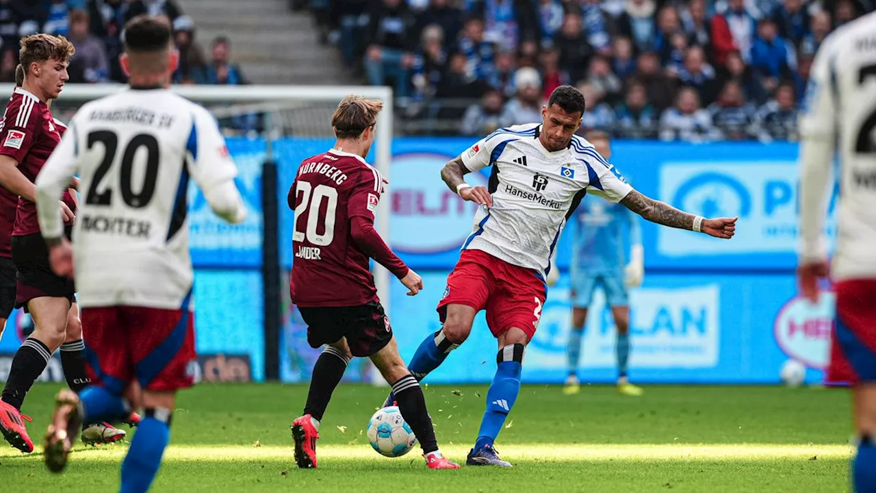 Zweite Fußball-Bundesliga: Hamburg verspielt Führung, Kaiserslautern gelingt Comeback