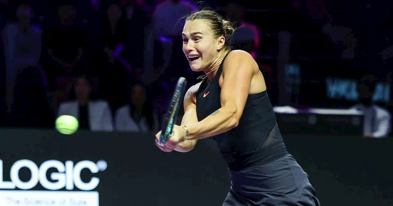 WTA Finals: Sabalenka schlägt Olympiasiegerin Zheng