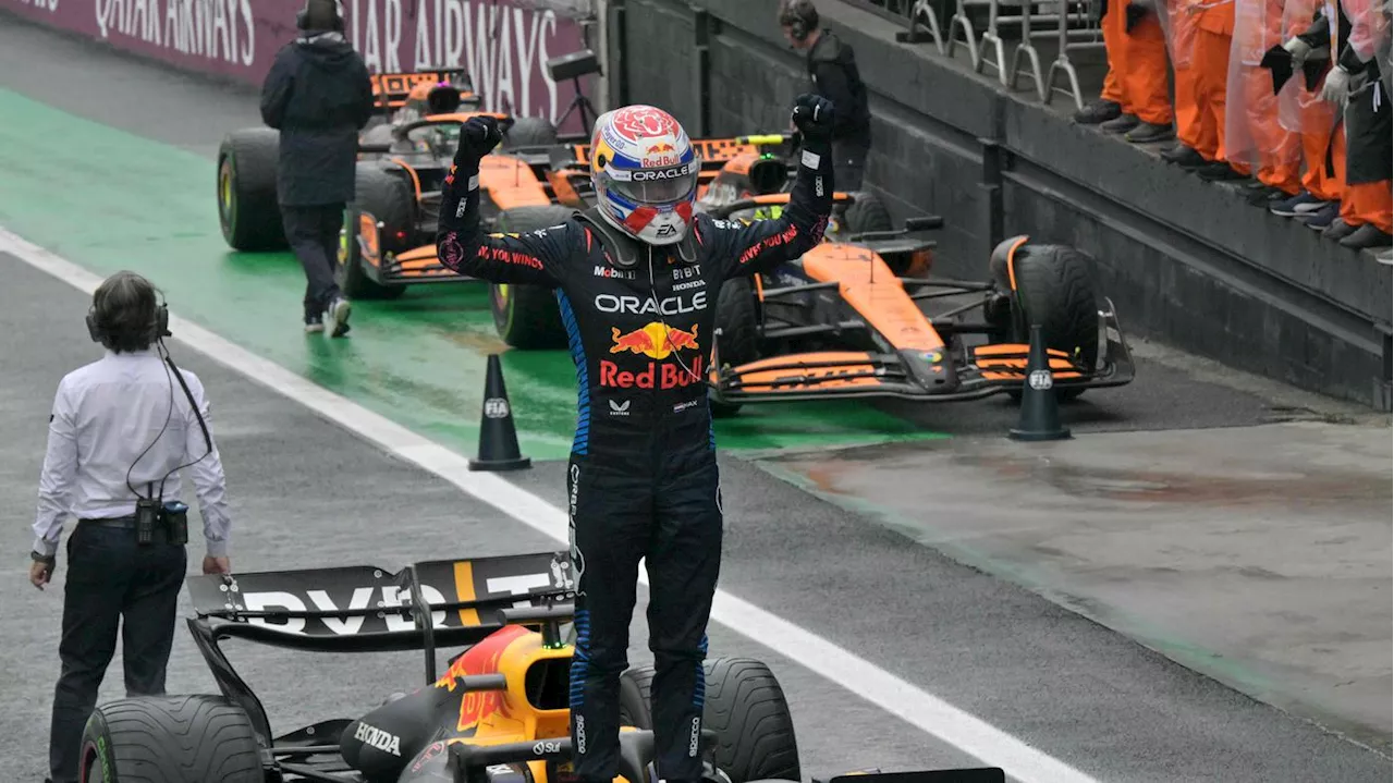 Max Verstappen schlägt zurück: Weltmeister zeigt im Regen von São Paulo seine Klasse