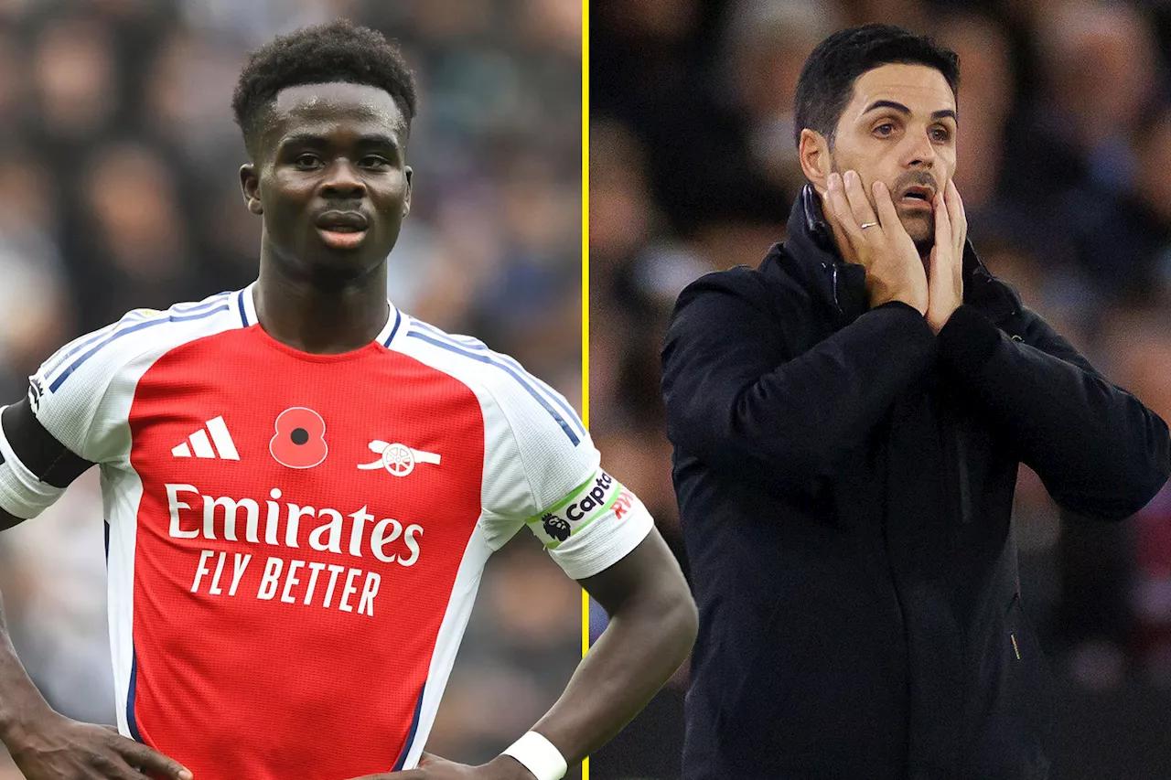 Bukayo Saka role questioned while statistic casts new light on Arsenal title hopes...