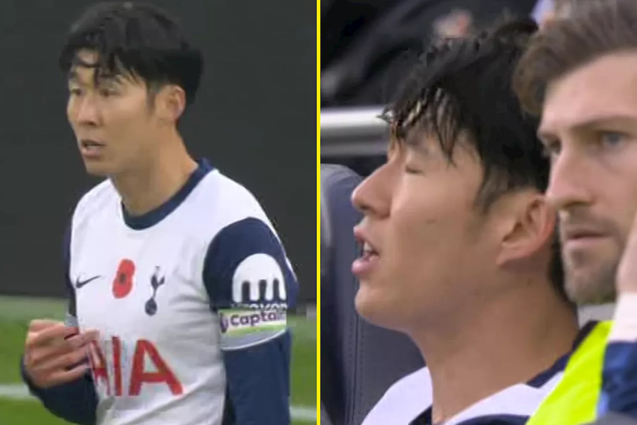 Heung-min Son apperars to make X-rated remark as he questions being substituted...