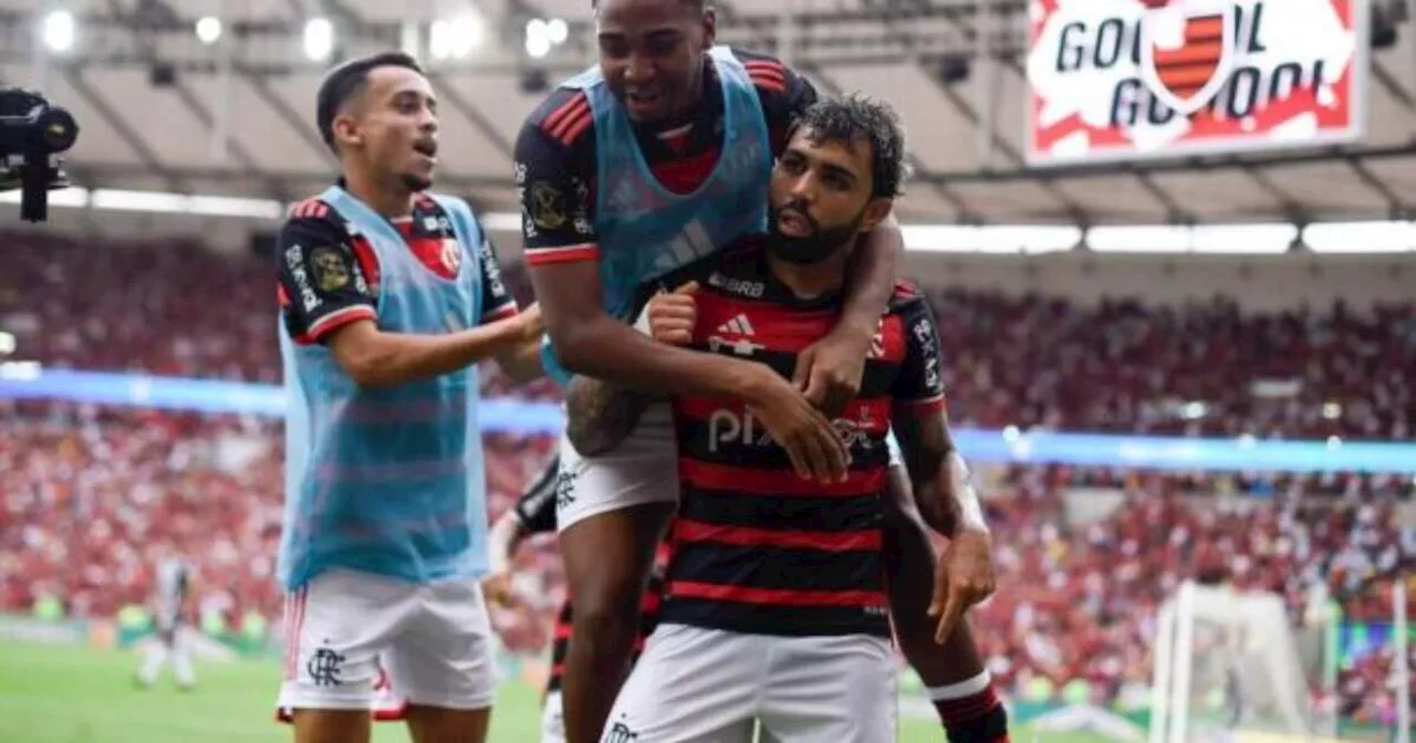 Gabigol faz dois, Flamengo bate o Atlético-MG e abre vantagem na final da Copa do Brasil