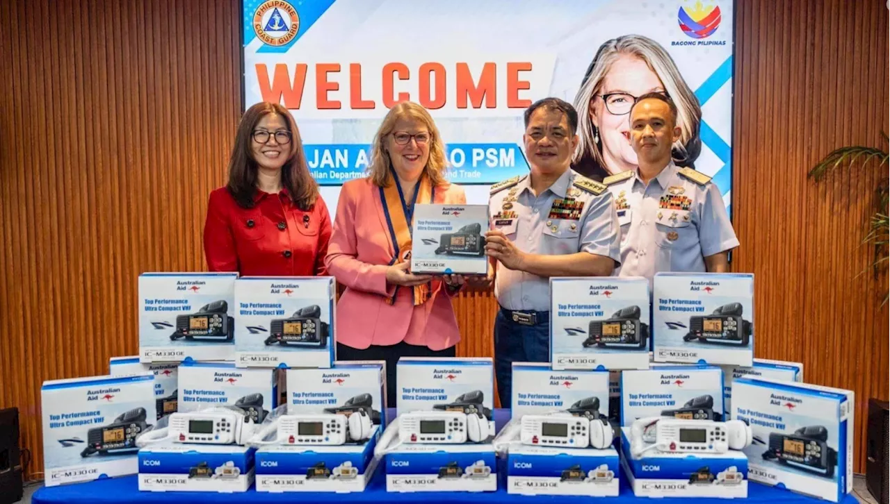 Australia gifts radios to Philippine Coast Guard