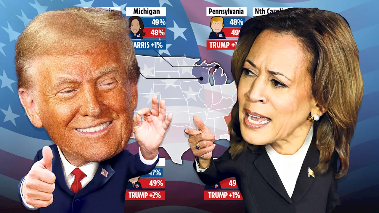 Inside ‘deadlocked’ swing states that will decide US election as Trump & Harris supporters reveal fears if...