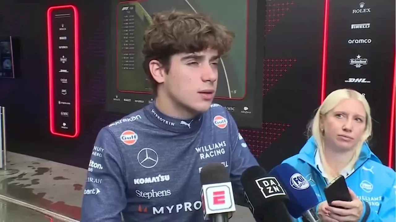 La Decepción De Franco Colapinto Tras El Choque En La Qualy Del GP De ...