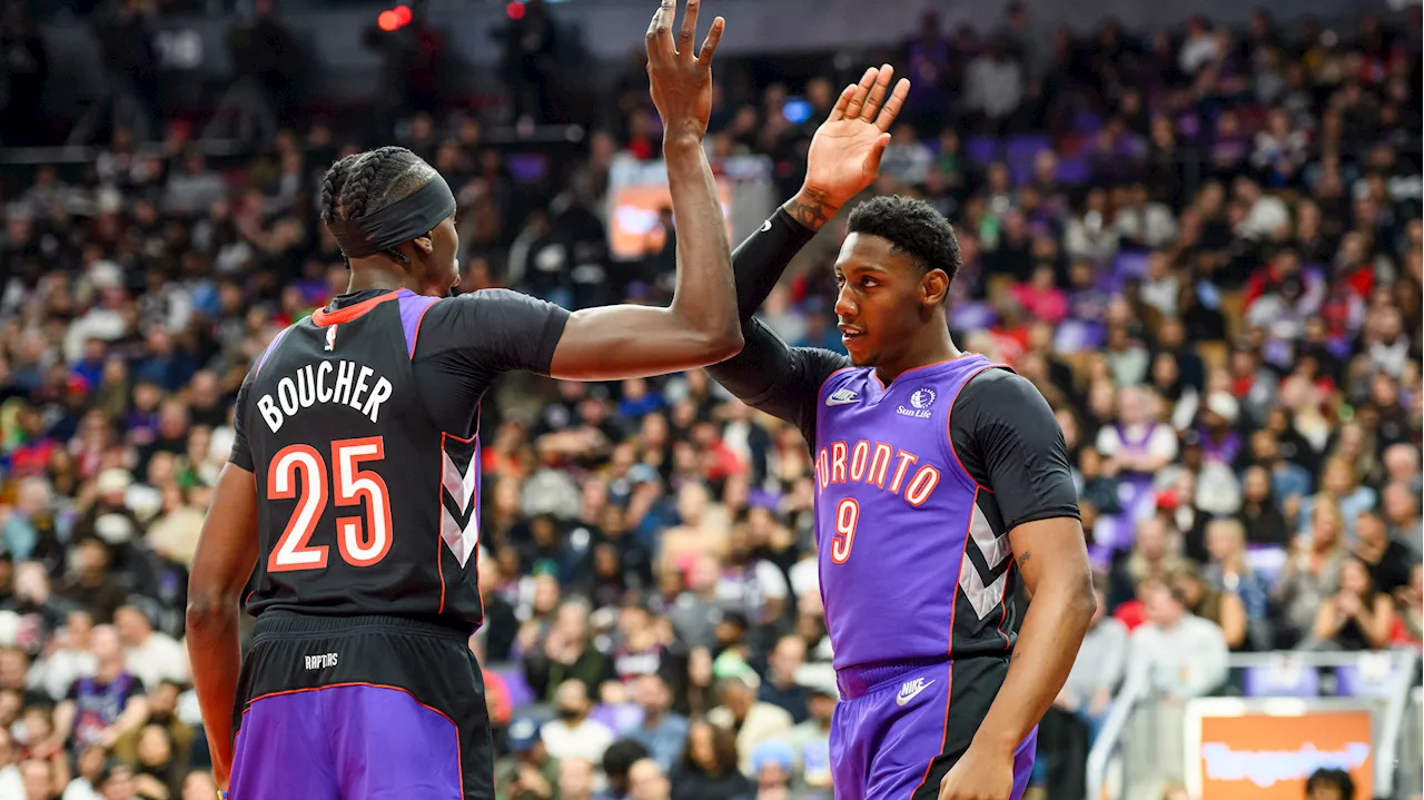 Barrett leads as Raptors hold off Kings for overtime win on Carter jersey retirement night