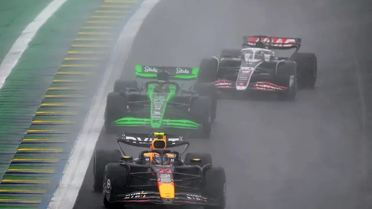 Checo Pérez sobrevive a un GP de Brasil de locura que Verstappen gana