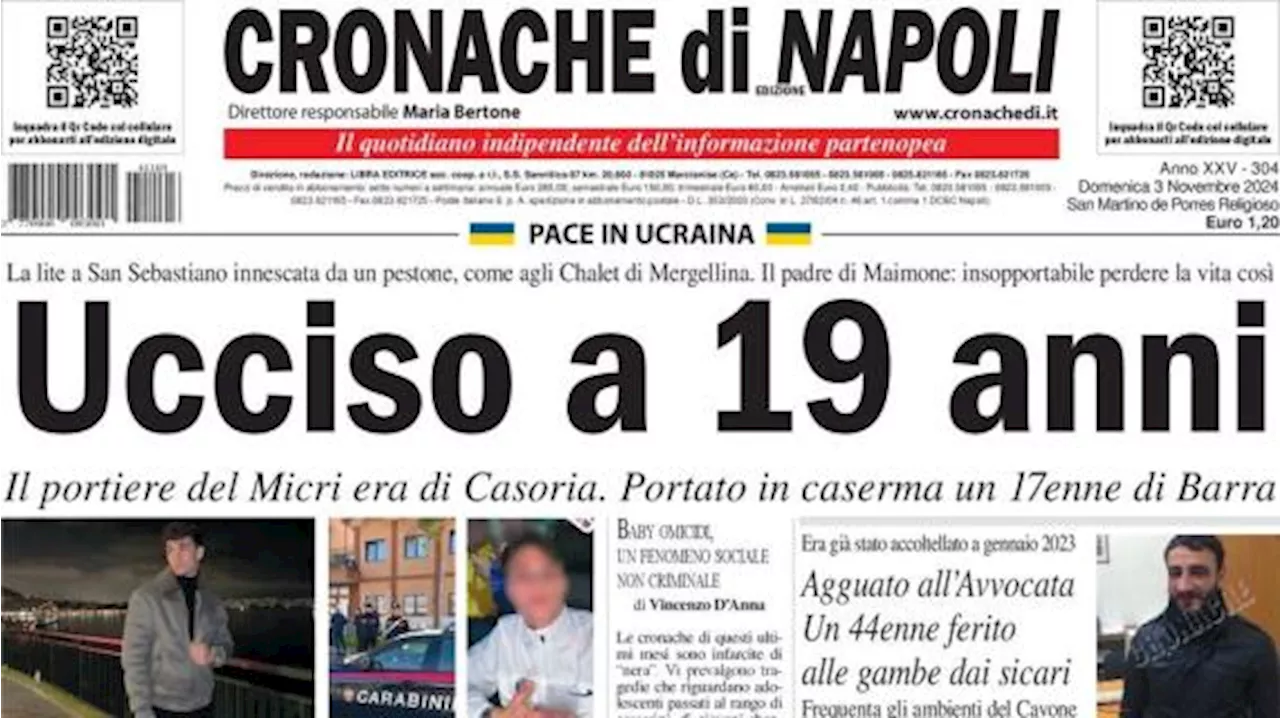 Cronache di Napoli apre: 'Partenope contro Dea: obiettivo spedire Gasp a -9'