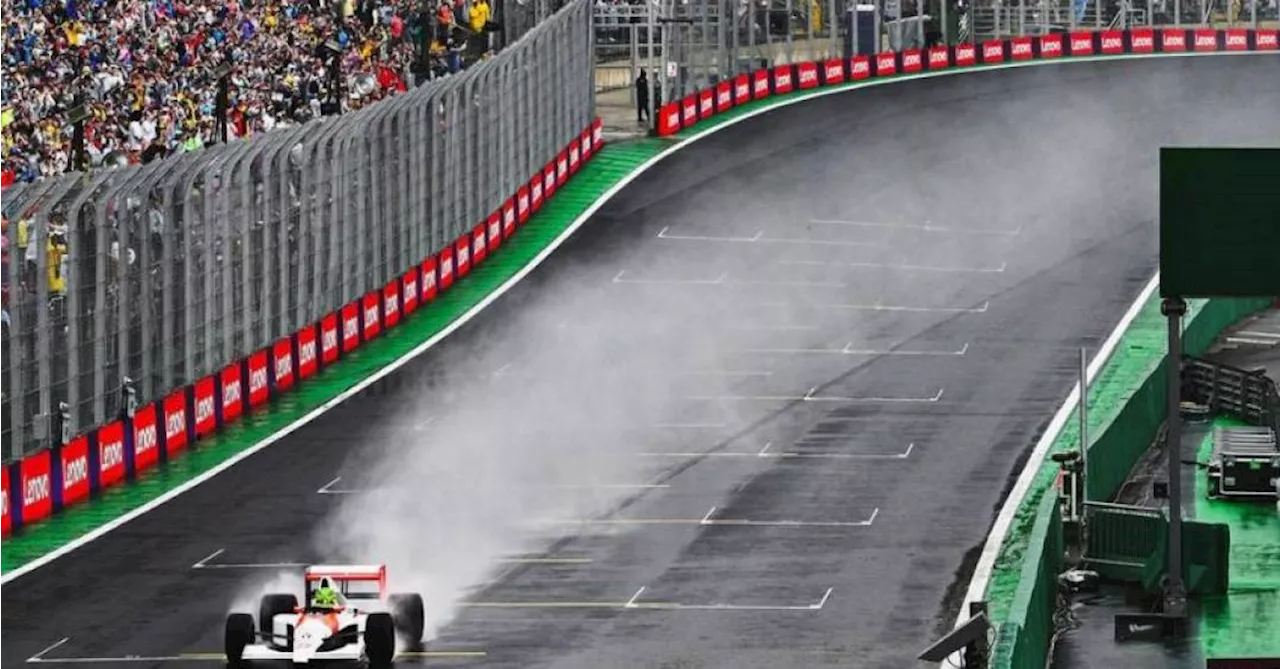 A emoção de Interlagos ao ver Hamilton pilotando a McLaren de Senna