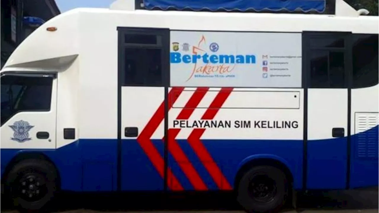 Jadwal Mobil SIM Keliling Jakarta, Bandung, Bekasi, Bogor Senin 4 November 2024