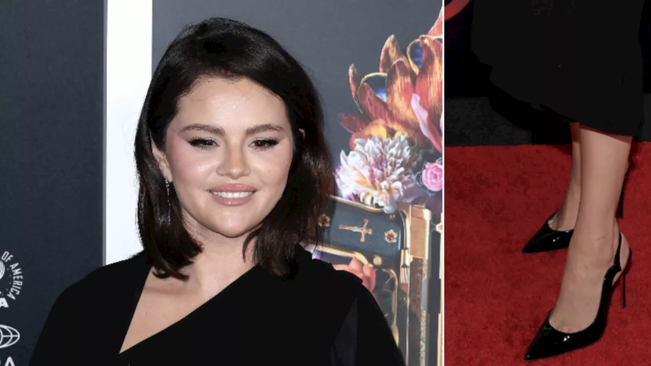 Selena Gomez es la MÁS elegante con un vestido de Carolina Herrera y zapatos destalonados