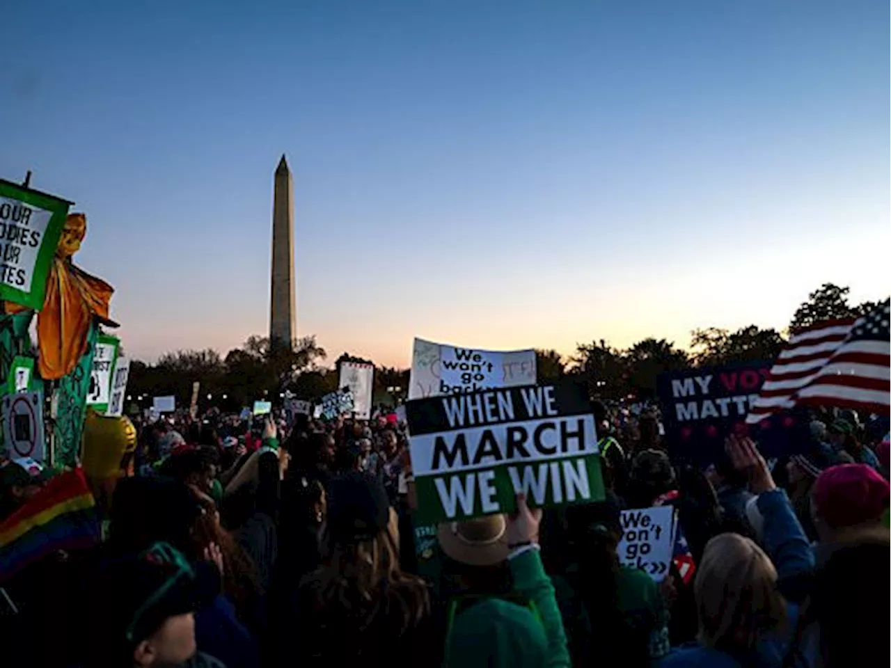 Tausende bei Demonstrationen für Frauenrechte in den USA