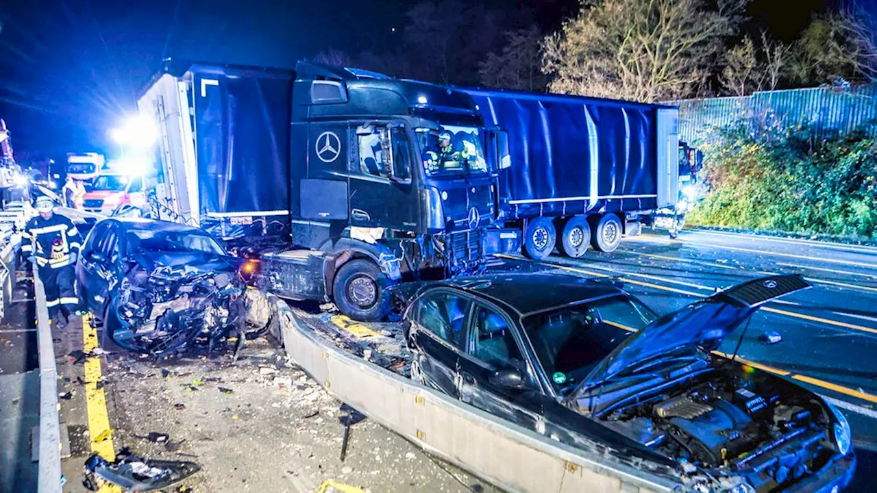 LKW-Fahrer unter Drogeneinfluss verursacht Unfallserie in Nordrhein-Westfalen