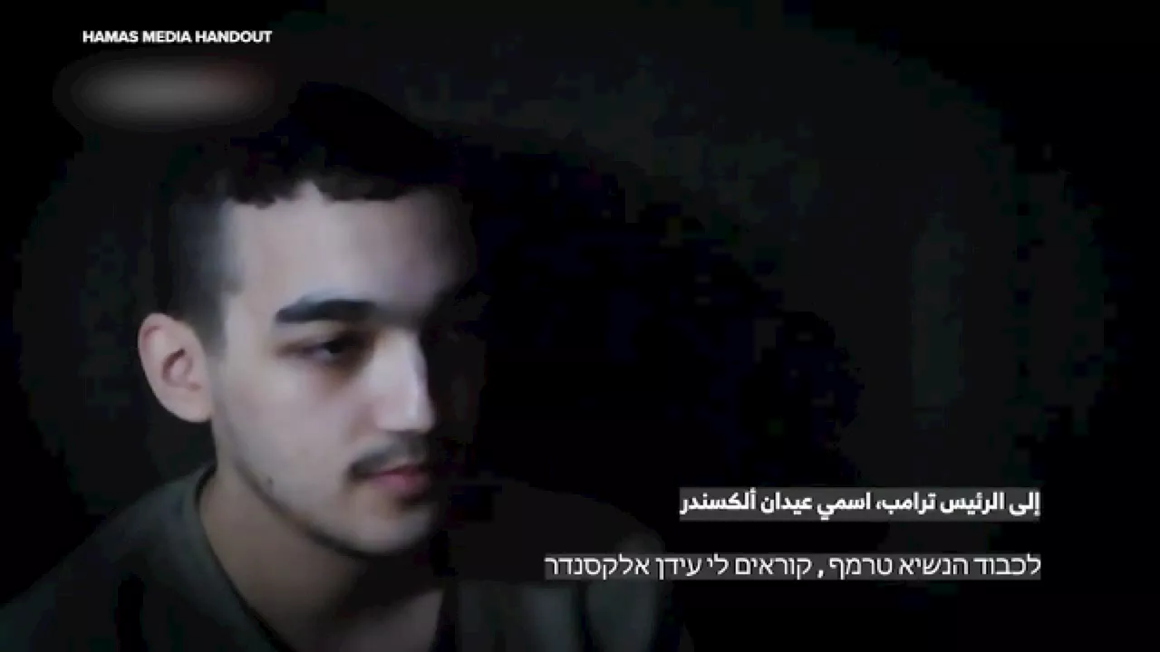 Hamas releases new video of Israeli-American hostage