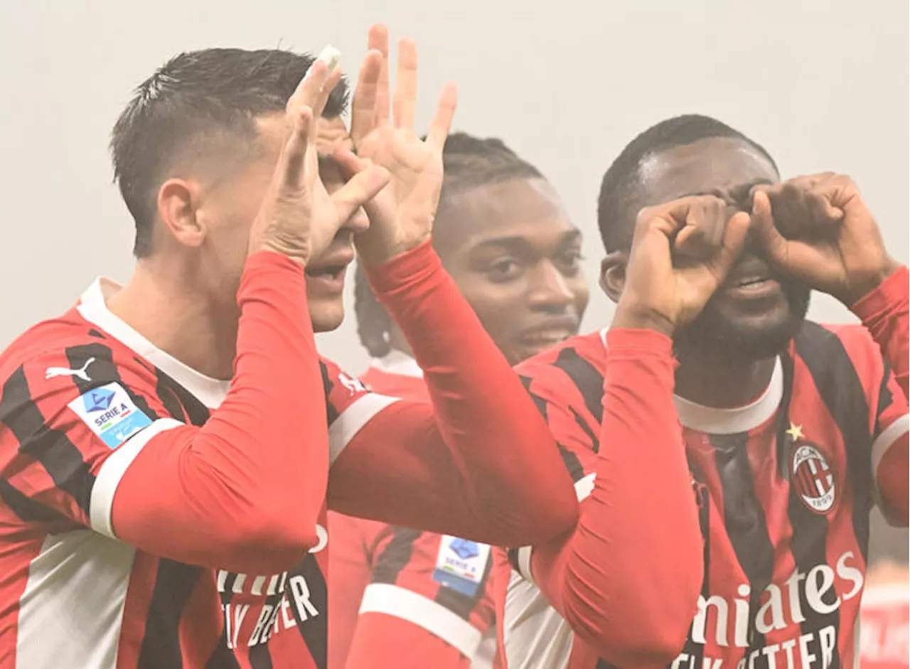 Serie A: il Milan domina nella nebbia, Empoli battuto 3-0