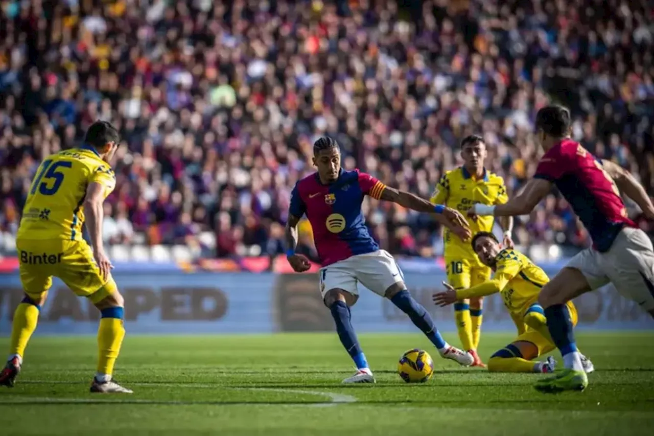 Barcelona Kalahkan Dihantam Oleh Las Palmas, 1-2, Di Liga Spanyol