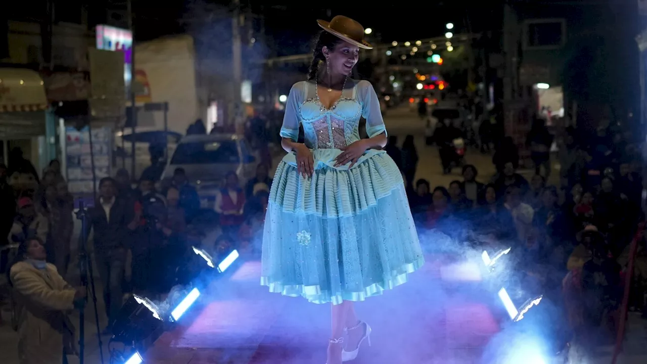 In Bolivia's scrappy highlands, proud Indigenous Cholas take the runway by storm