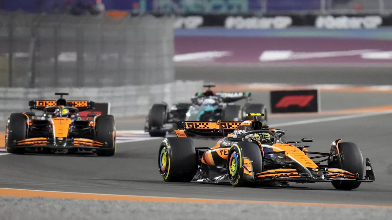 Norris hands Piastri the win in Qatar sprint as McLaren closes in on the F1 constructors' title