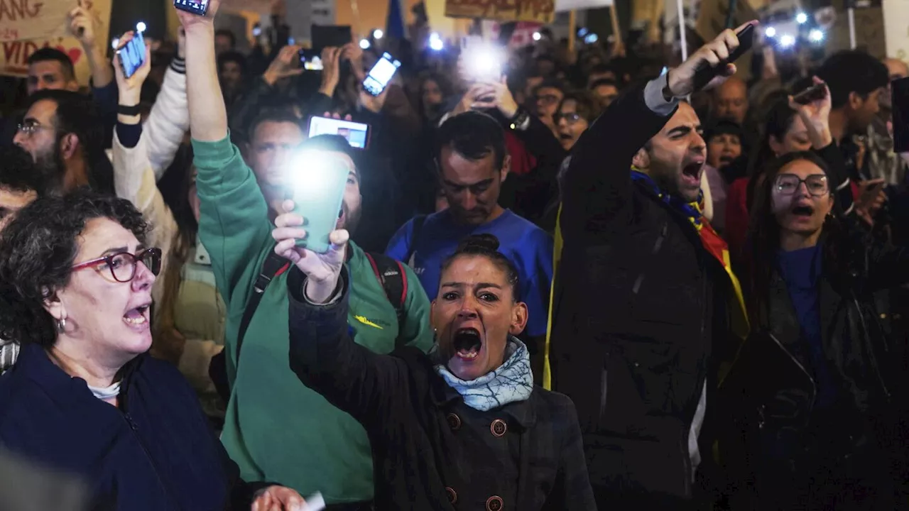 Regional Spanish leader who botched flood response faces another big march demanding his resignation