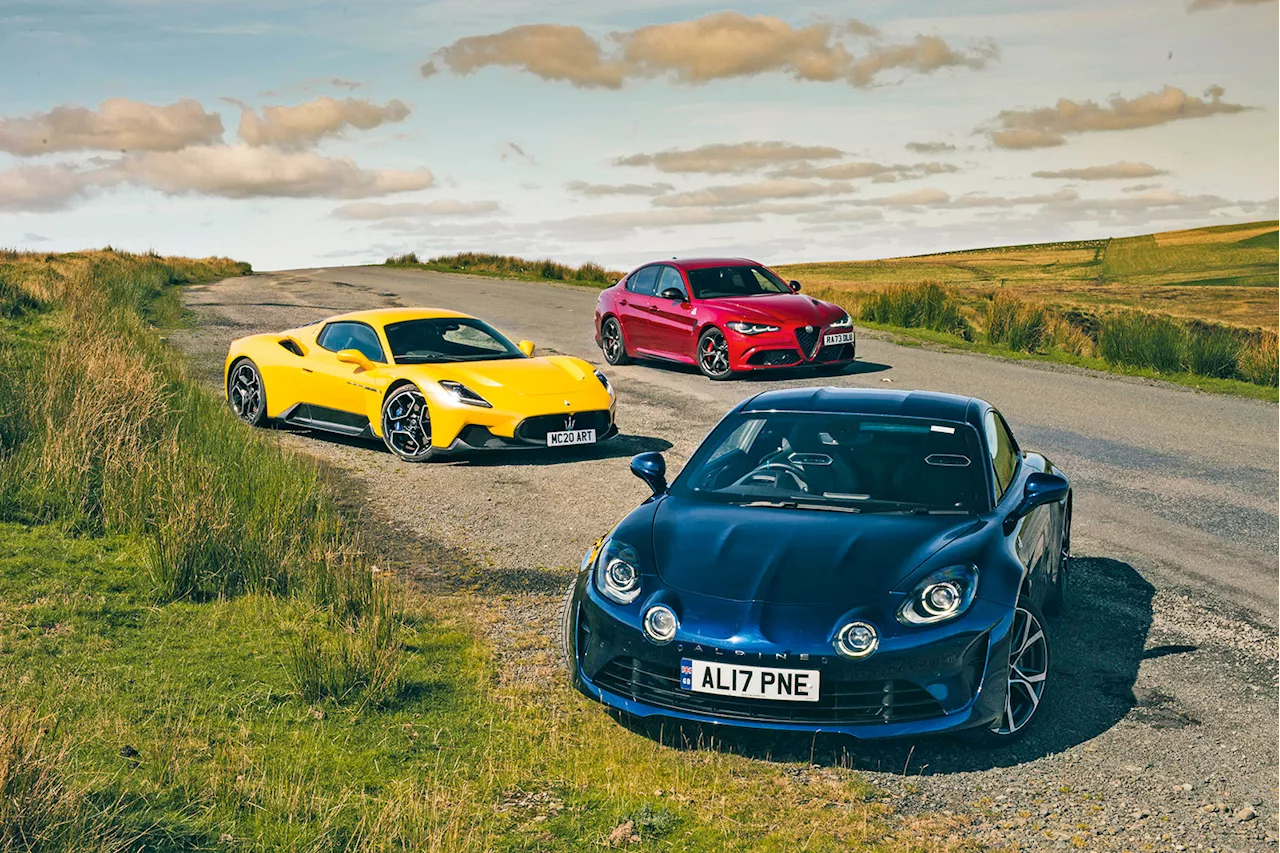 What do the Maserati MC20, Alfa Romeo Giulia Quadrifoglio and Alpine A110 have in common?