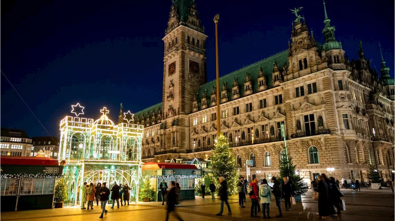 Weihnachtsmarkt Hamburg 2024: Öffnungszeiten & Programm heute am Rathaus