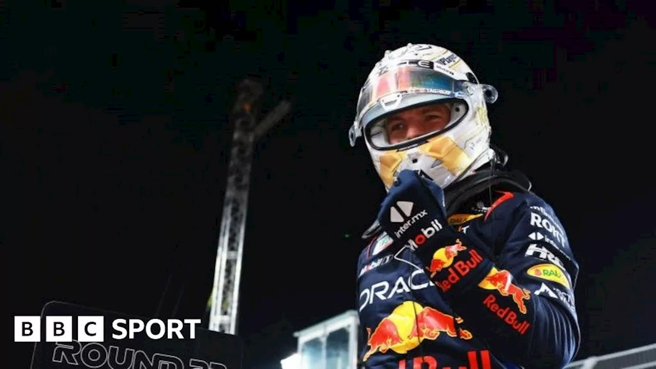 Qatar GP 2024: Max Verstappen takes first pole since June