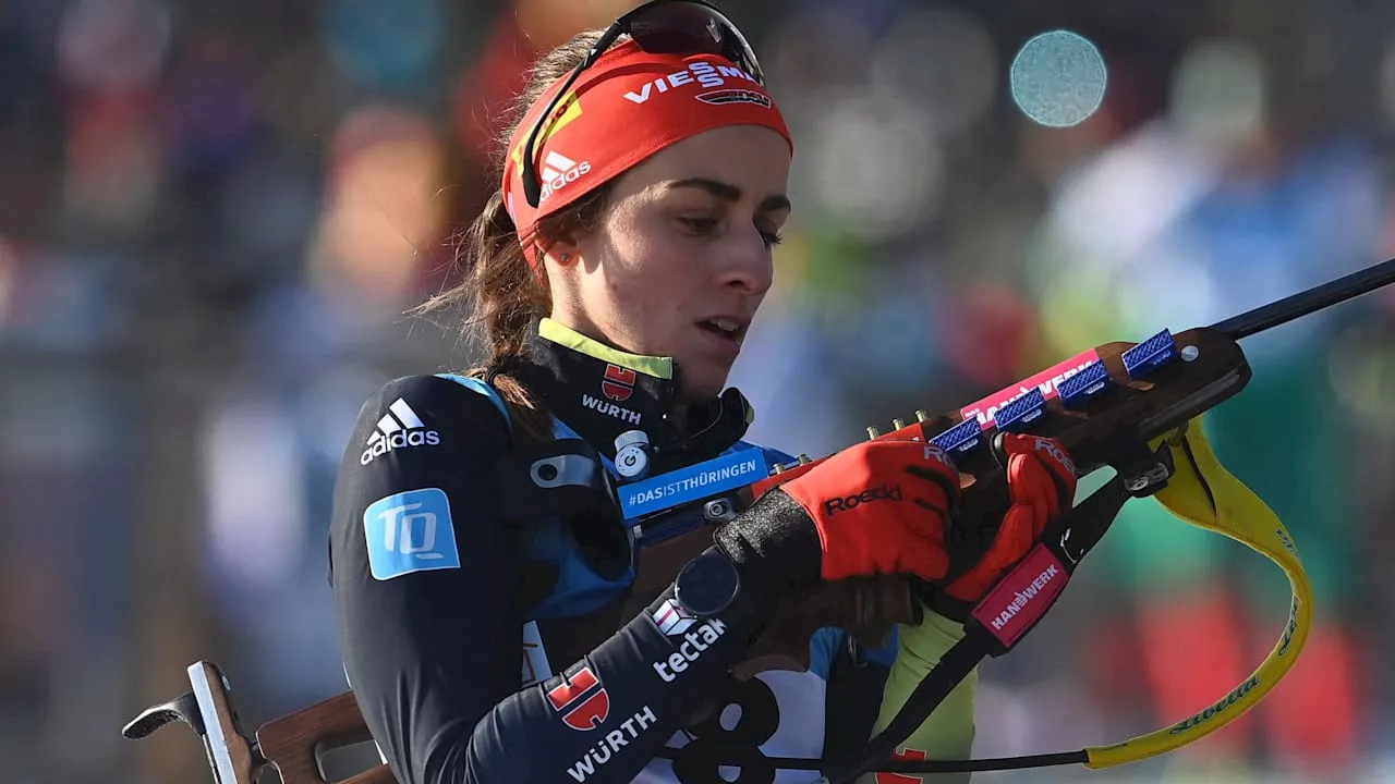 Deutschlands Vanessa Voigt und Justus Strelow starten bei der Biathlon-Weltcup-Öffnung